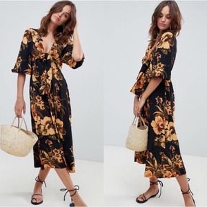 Faithfull the Brand Oliviera Midi Dress